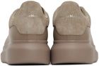 Alexander McQueen Taupe Oversized Sneakers