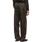 Bottega Veneta Black Pixel Print Pyjama Trousers