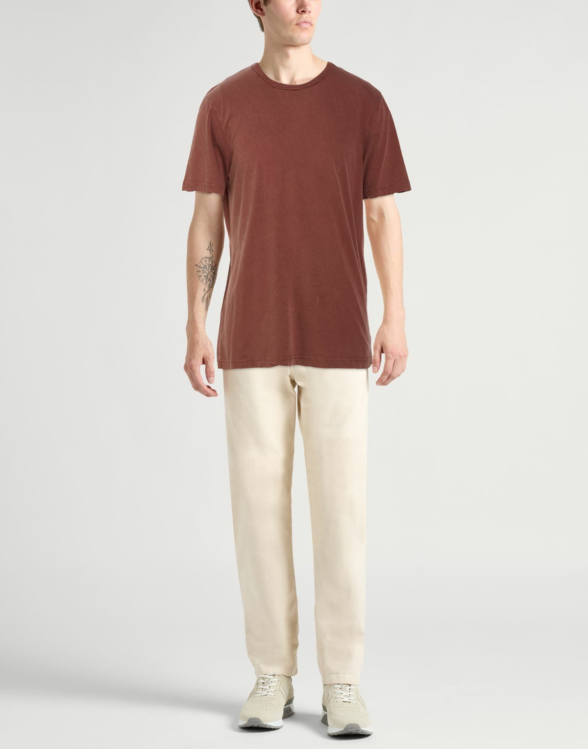 Crossley Mens T-shirt in Brown