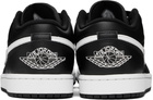 Nike Jordan Black & White Air Jordan 1 Low Sneakers