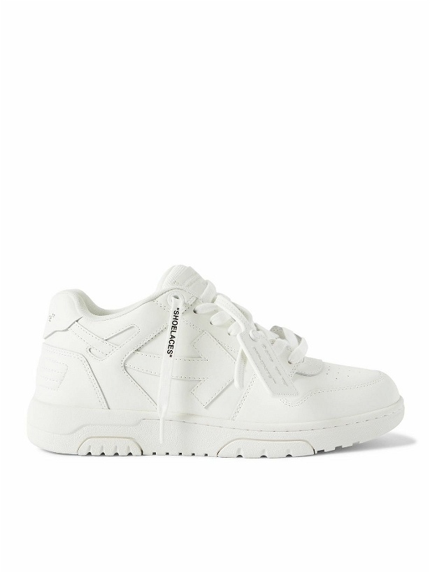 Photo: Off-White - Out of Office Leather Sneakers - White