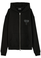 Club 1984 Soho Printed Hooded Cotton Sweatshirt Black