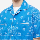 Rhude Men's Bandana Vacation Shirt in Blue