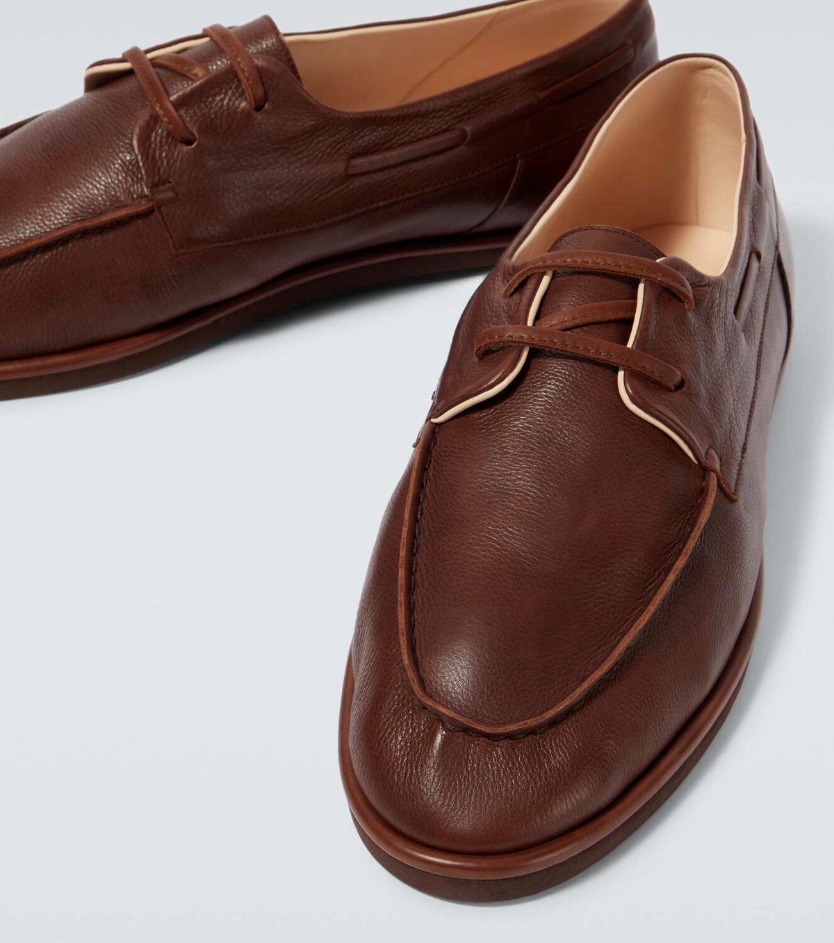 Auralee Leather Derby shoes Auralee