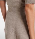Jardin des Orangers Wool and cashmere midi skirt