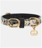 Gucci - Herbarium XS faux leather dog collar