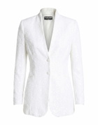 Chiara Boni La Petite Robe Womens Blazer in White