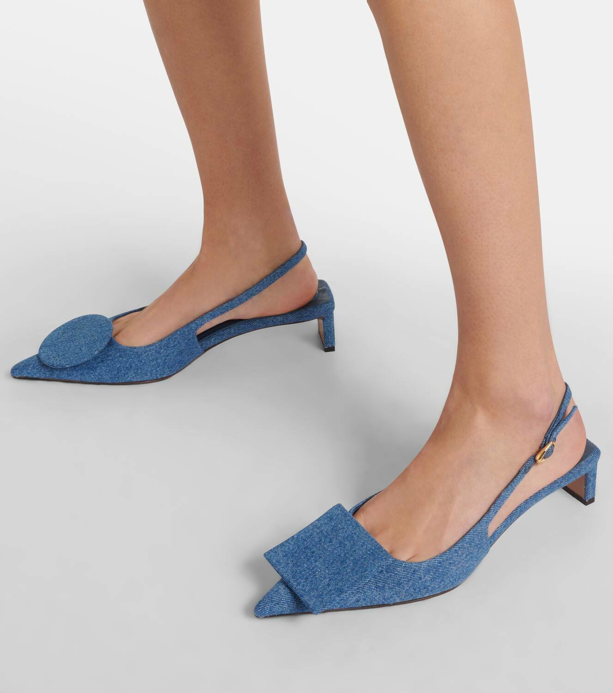 Jacquemus Les Slingbacks Duelo denim slingback pumps Jacquemus