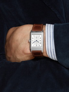 JAEGER-LECOULTRE - Reverso Classic Large 27mm Stainless Steel and Leather Watch - Silver