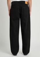 Les Deux Roi Floral Straight-leg Print Denim Jeans Black