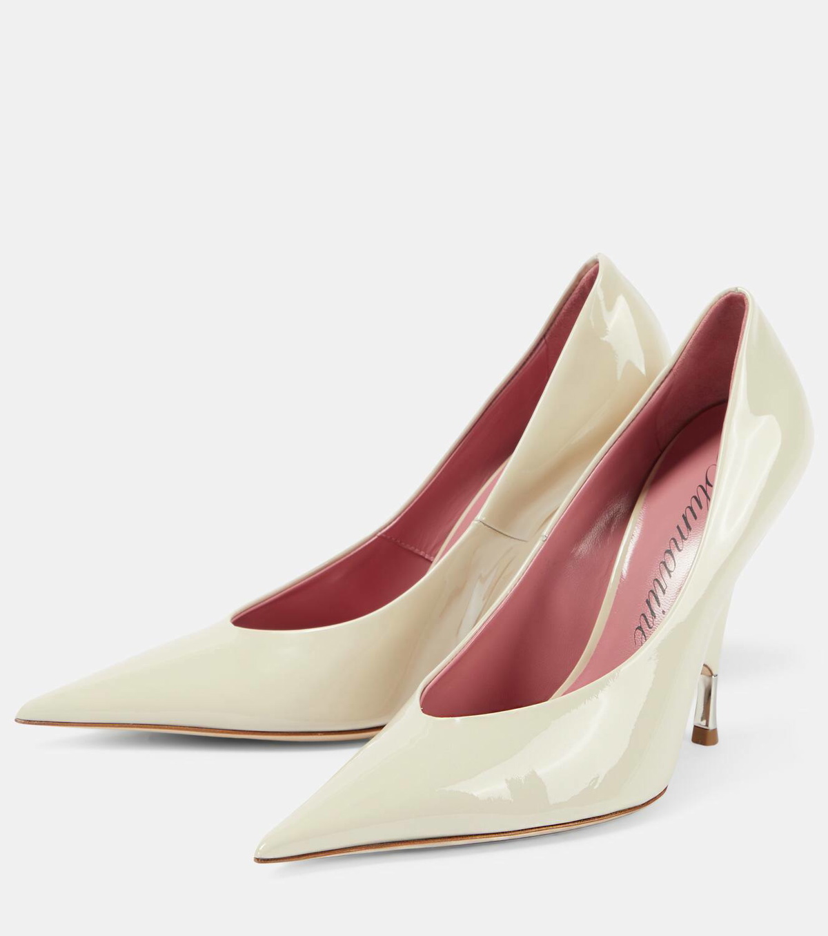 Escarpins Vernis Rouges Miss Blumarine Pour Fille - Taille US Youth 1, Détails Strass - Occasion