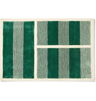 Pieces - Grass Court Striped Rug, 4' x 6' - Green