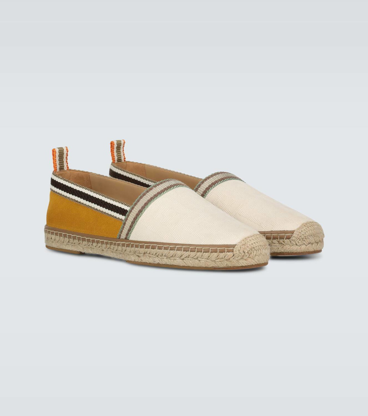 Fendi Canvas jacquard espadrilles