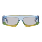 Jacquemus Yellow and Blue Les Lunettes Yauco Sunglasses