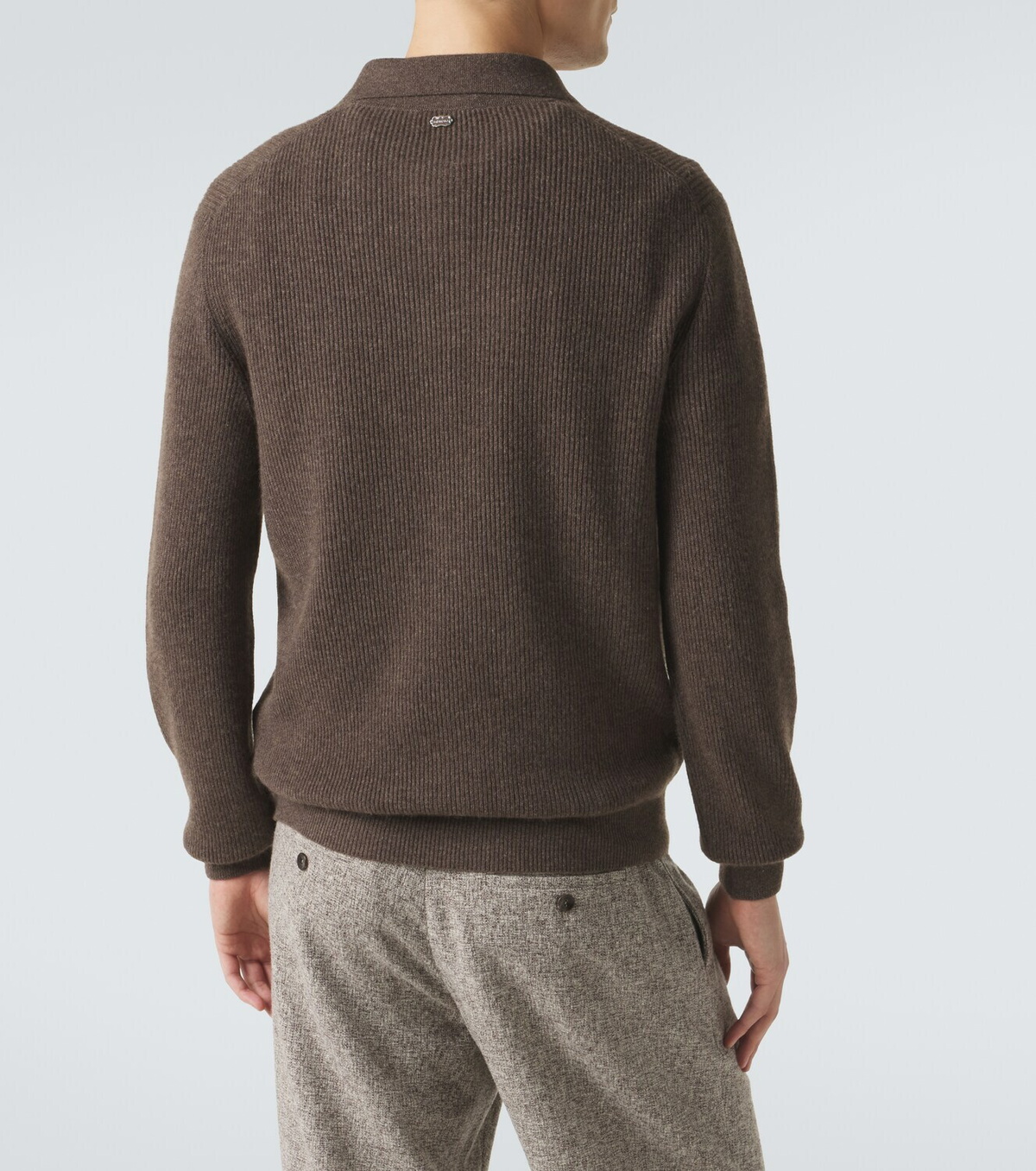 Agnona Cashmere polo sweater