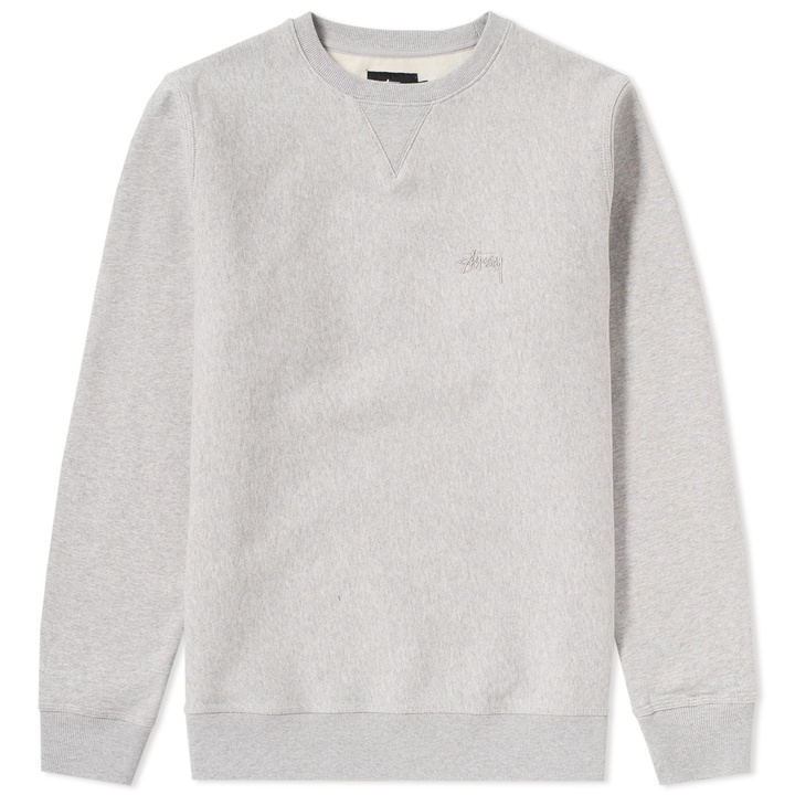 Photo: Stussy Stock Logo Crew Sweat