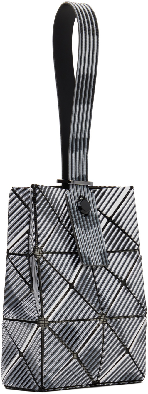 BAO BAO ISSEY MIYAKE Black & White Beam Pouch