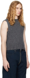 Eckhaus Latta Gray Keyboard Vest