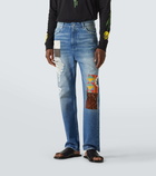 Loewe Patchwork straight jeans