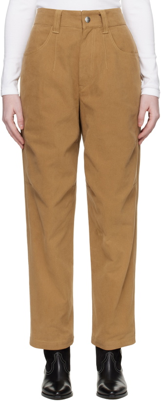 Photo: Isabel Marant Etoile Tan Opalyna Jeans