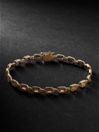 VADA - Bubble Gold Emerald Bracelet - Gold