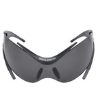 Gentle Monster x Mugler Spiral 01 Sunglasses in Black 
