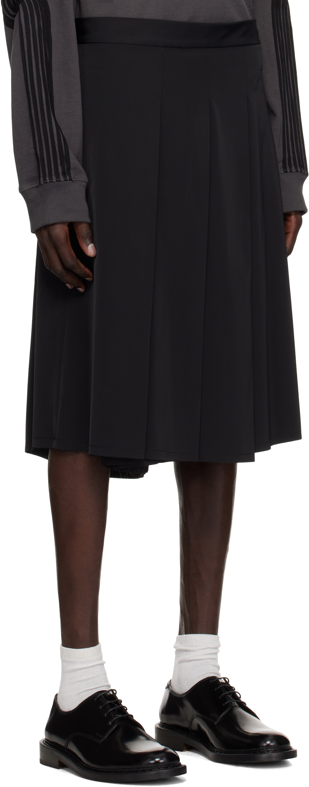 Song for the Mute Black Pleated Shorts