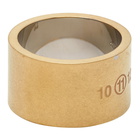 Maison Margiela Gold Chunky Numbers Ring