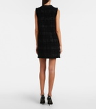 Versace Medusa '95 cotton-blend tweed minidress