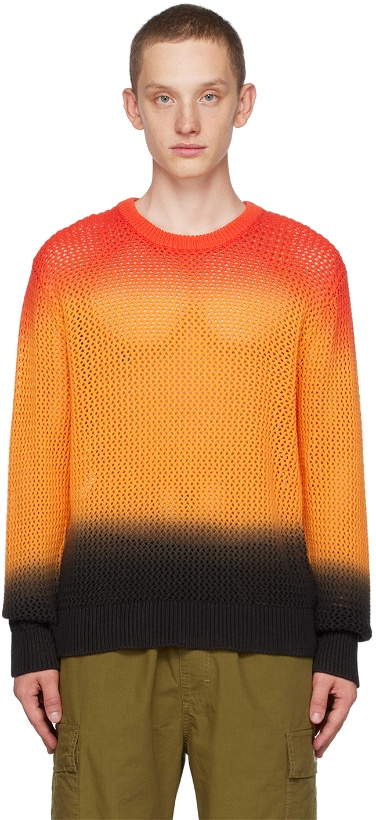 Photo: Stüssy Orange Crewneck Sweater