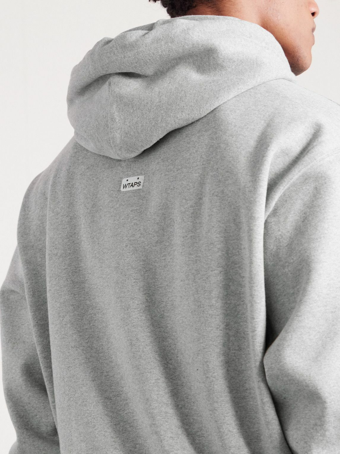 WTAPS - Aon Logo-Appliquéd Cotton-Jersey Hoodie - Gray