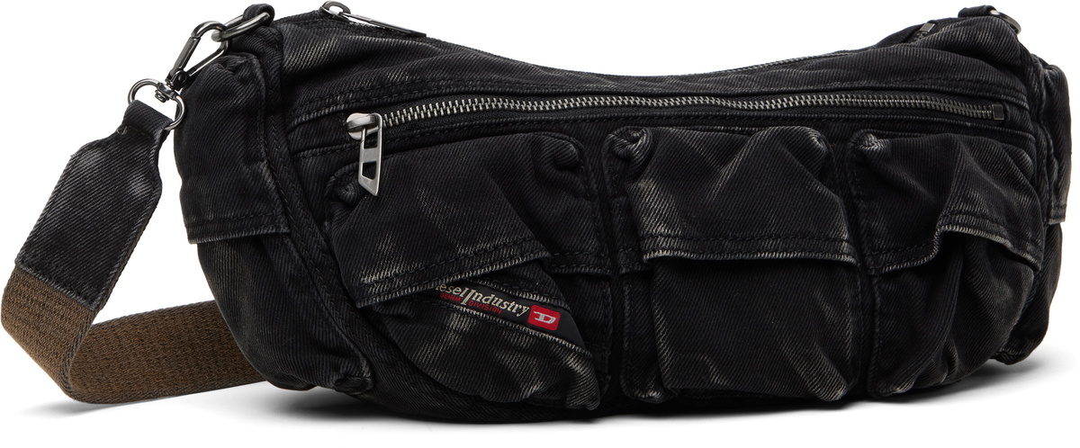 Diesel Black Multi-Pkts X Shoulder Bag