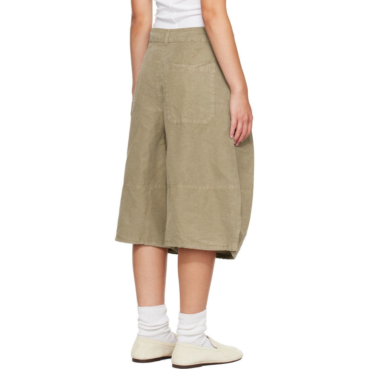 YMC Beige Salba Shorts