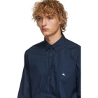 Etro Blue Poplin Shirt