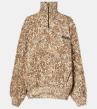 Isabel Marant Wilda leopard-print bomber jacket