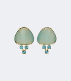 Oscar de la Renta Embellished drop earrings