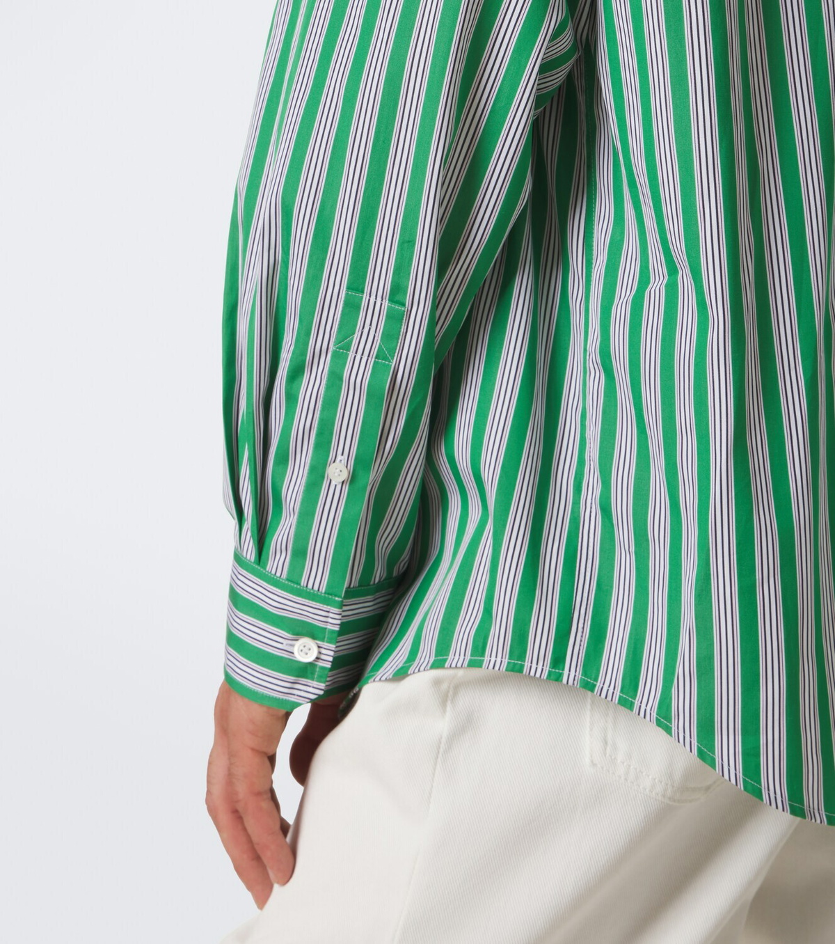 Loewe Double L striped cotton poplin shirt