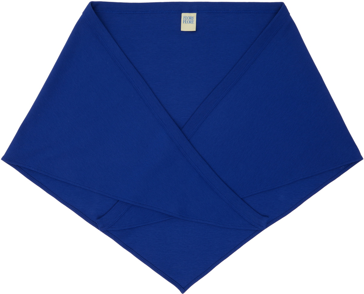 FLORE FLORE Navy Flore Scarf