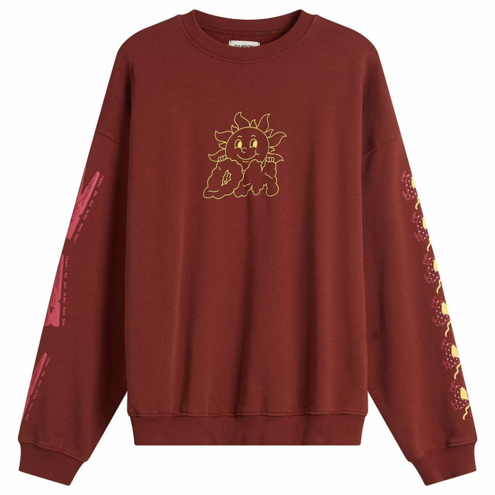 Photo: Damson Madder Women's Sundried Washing Line Hoodie in Brick
