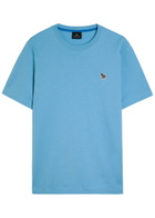 PS Paul Smith Appliquéd Cotton T-shirt Blue