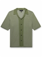Rag & Bone - Harvey Camp-Collar Cotton-Jacquard Shirt - Green