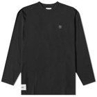 WTAPS Men's Long Sleeve All 03 Crest T-Shirt in Black