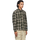 Reese Cooper Green Flannel Check Shirt