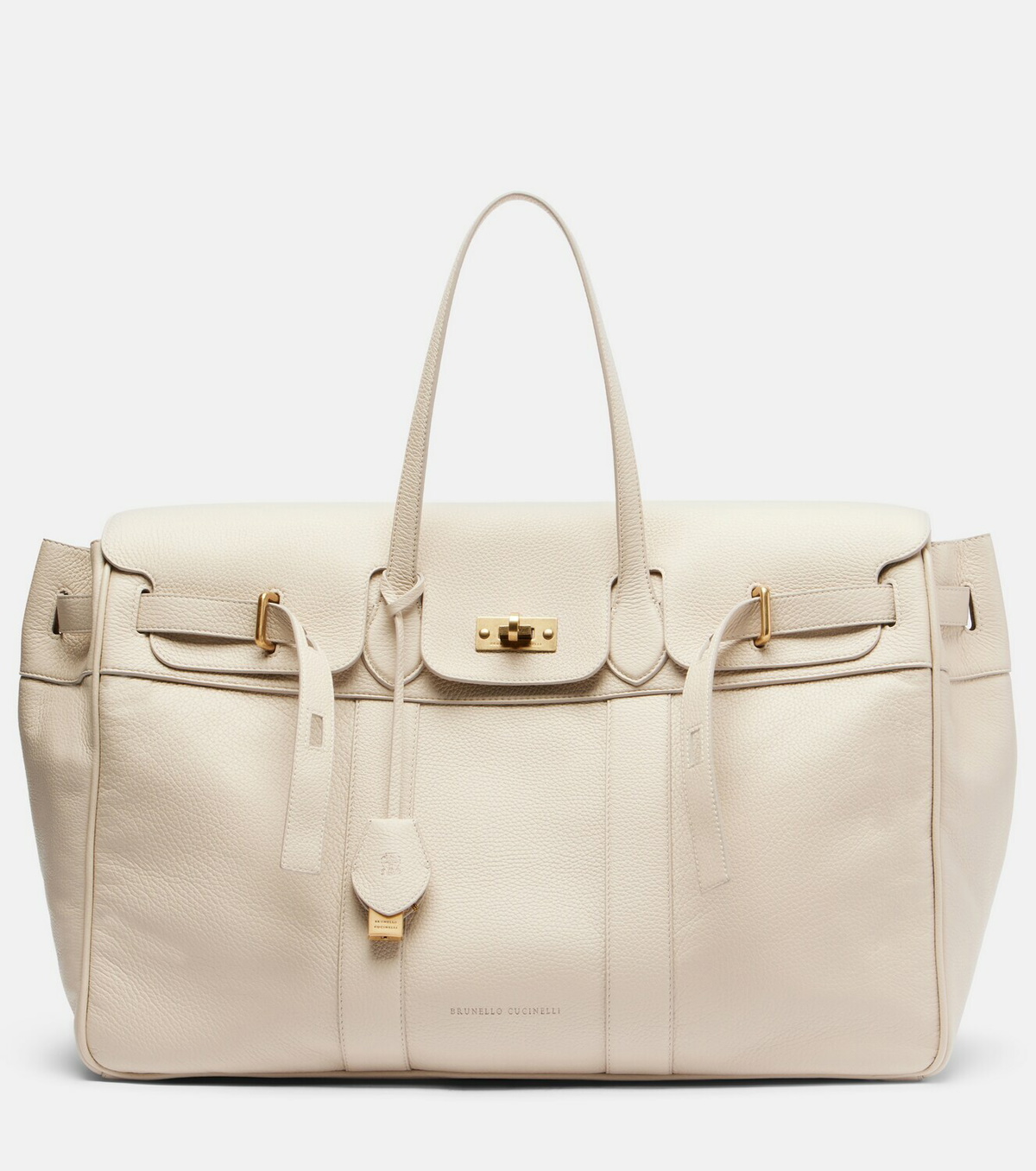Brunello Cucinelli Large leather tote bag