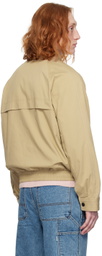 Dunst Beige Modern Harrington Jacket