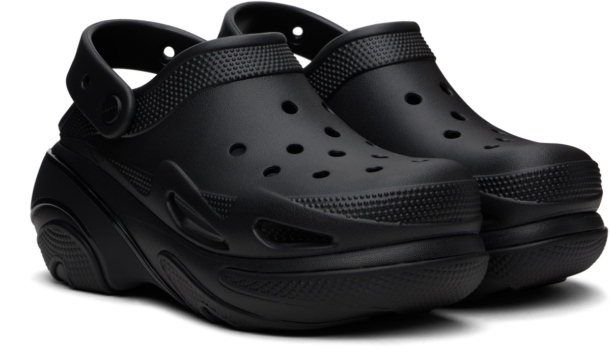 Crocs Black Bubble Crush Clogs Crocs
