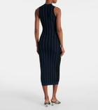 Loewe Anagram striped maxi dress