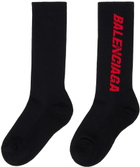 Balenciaga Black Racer Socks