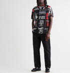 Wacko Maria - Rage Against the Machine Camp-Collar Printed Woven Shirt - Black