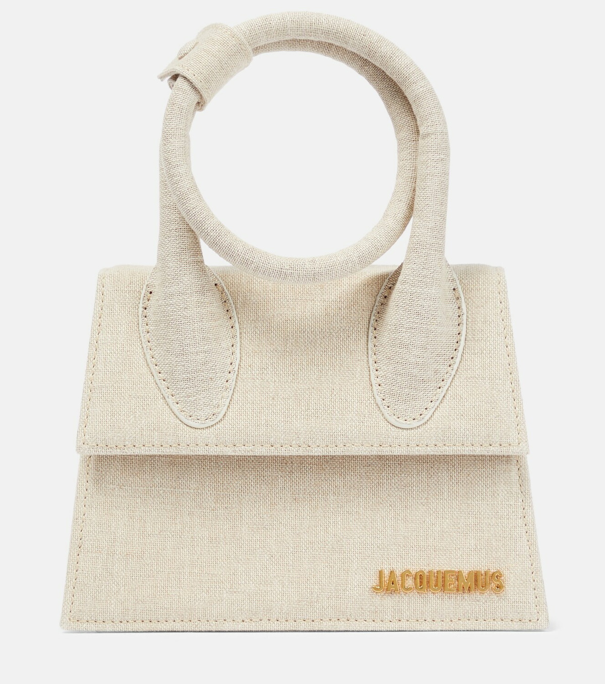 Jacquemus - Le Chiquito Noeud cotton canvas shoulder bag